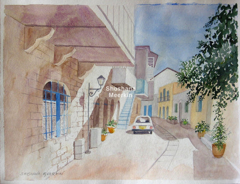Bar Yochai Street in Safed